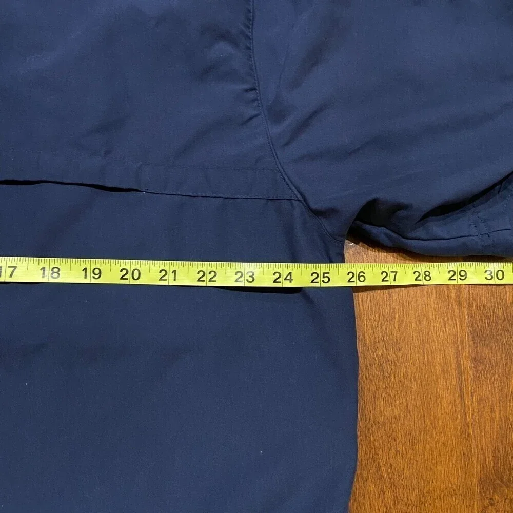 Nike Golf Vintage Vented Navy Blue Windbreaker Jacket Men's Size Extra Large - Picture 8 of 9